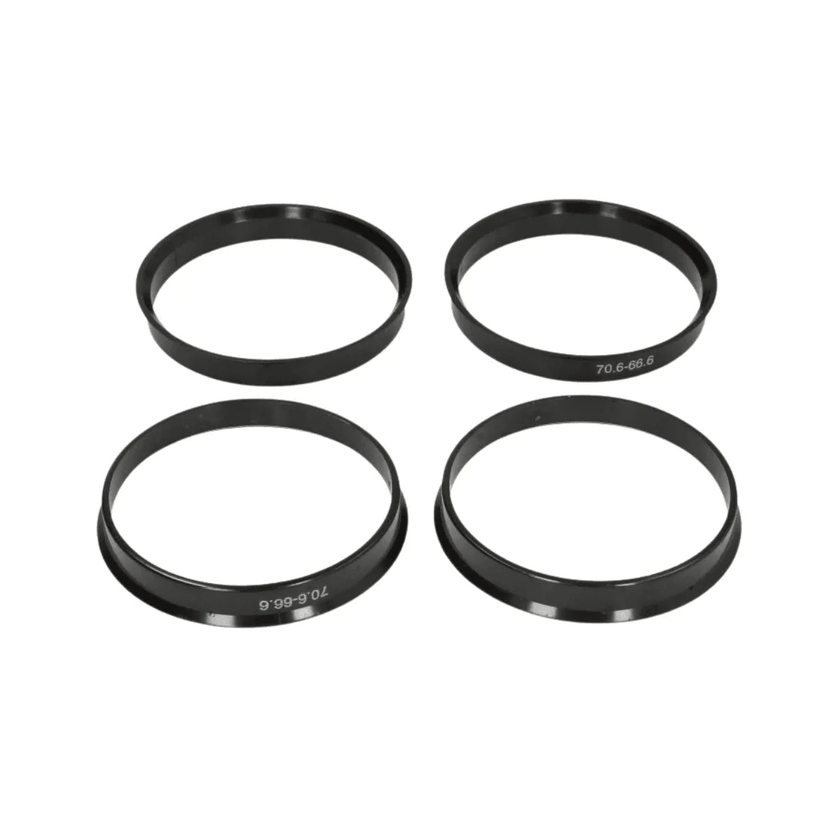 Set 4 inele centrare din ABS 70.6X66.6 mm pentru jante aliaj
