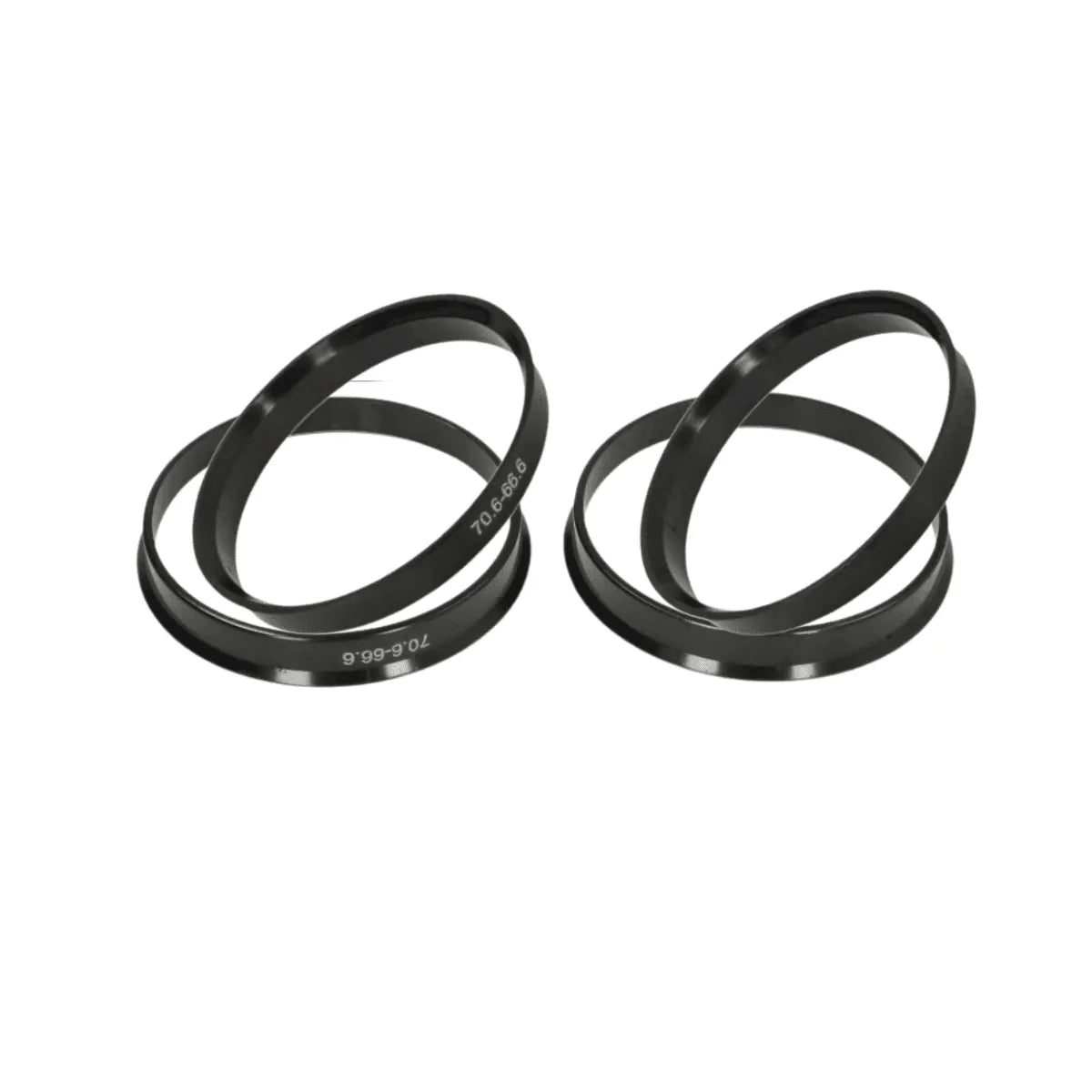 Set 4 inele centrare din ABS 70.6X66.6 mm pentru jante aliaj