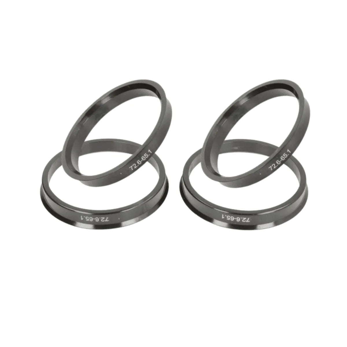 Set 4 inele centrare din ABS 72.6X65.1 mm pentru jante aliaj