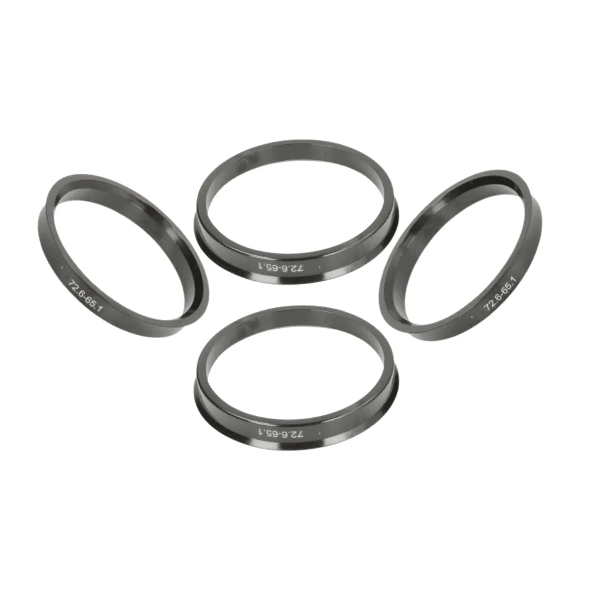 Set 4 inele centrare din ABS 72.6X65.1 mm pentru jante aliaj