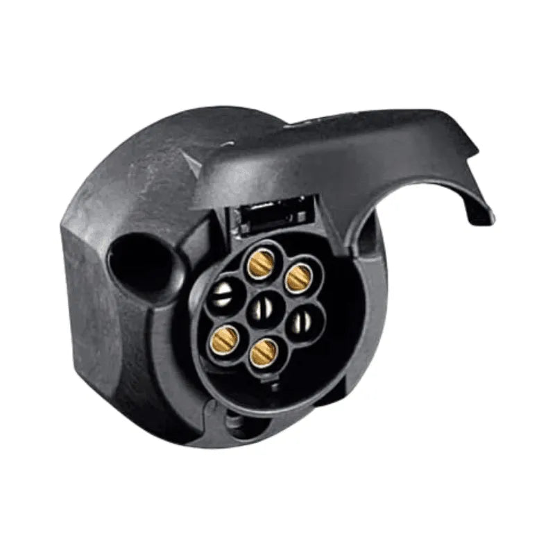 Stecker priza remorca impermeabila marca Bosal din plastic cu 7 pini tip mama universal pentru carlig remorcare 023-384