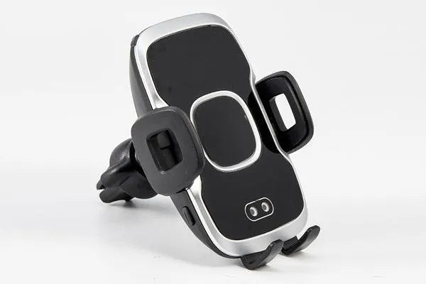 Suport pentru telefon auto smart cu incarcare wireless fast charge si fixare in grila de ventilatie