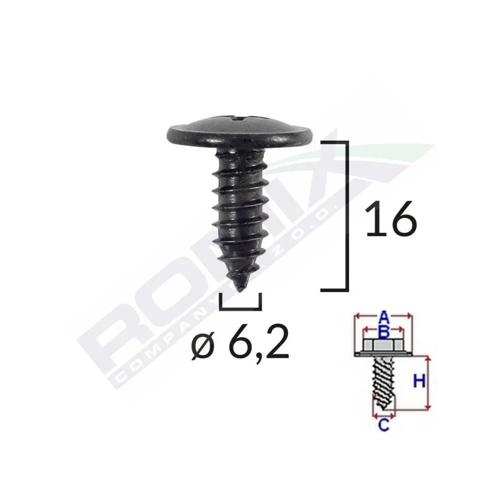 surub-fixare-elemente-exterior-pentru-toyota-kia-hyundai-6-2x16mm-set-10-buc-2