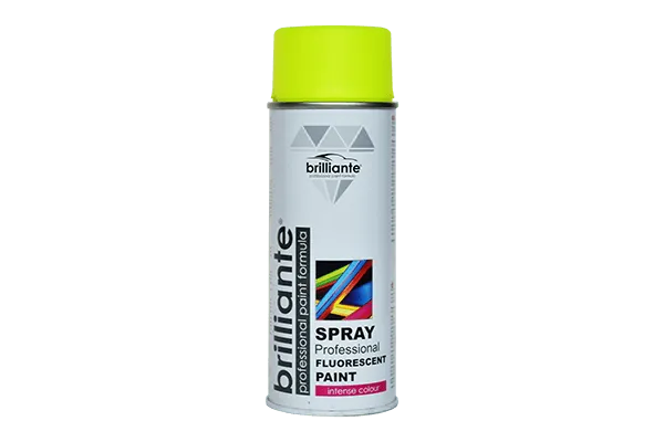 Vopsea spray fluorescenta galben 400 ml brilliante