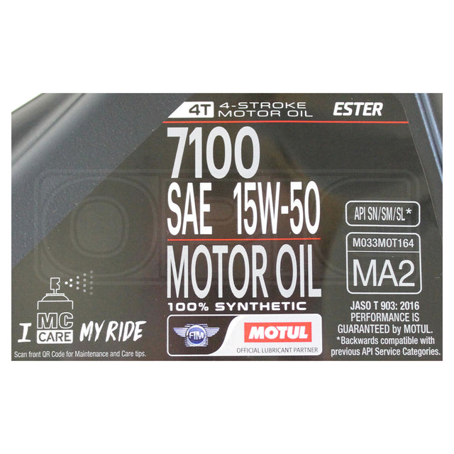 Ulei motor Motul 7100 15W50 4T 4L 104299