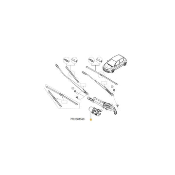 Motoras stergator parbriz Renault 7701061590