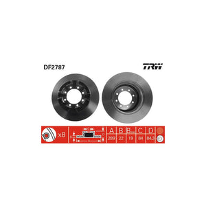 Disc frana spate - ps TRW DF2787