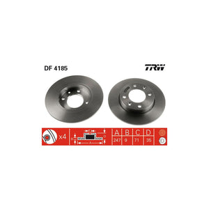 Disc frana spate TRW DF4185