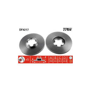Disc frana fata TRW DF4217