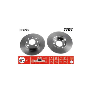 Disc frana fata TRW DF4225