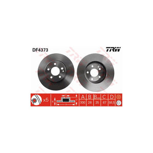 Disc frana fata - ps TRW DF4373