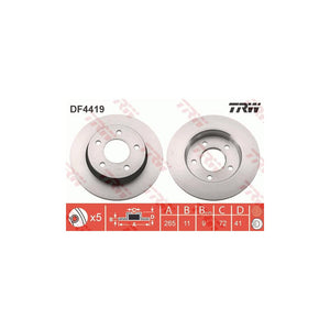 Disc frana spate TRW DF4419