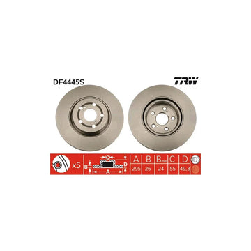 Disc frana fata TRW DF4445S