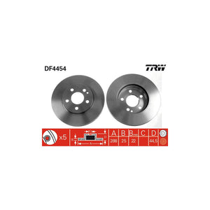 Disc frana fata TRW DF4454
