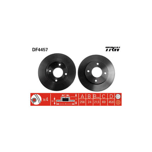 Disc frana fata TRW DF4457