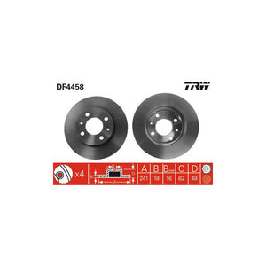 Disc frana fata TRW DF4458