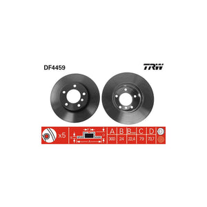 Disc frana fata- ps TRW DF4459