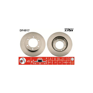 Disc frana fata TRW DF4917