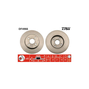 Disc frana fata TRW DF4966