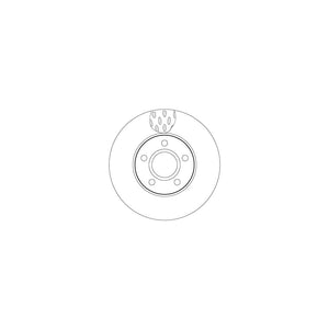 Disc frana fata - ps TRW DF6138
