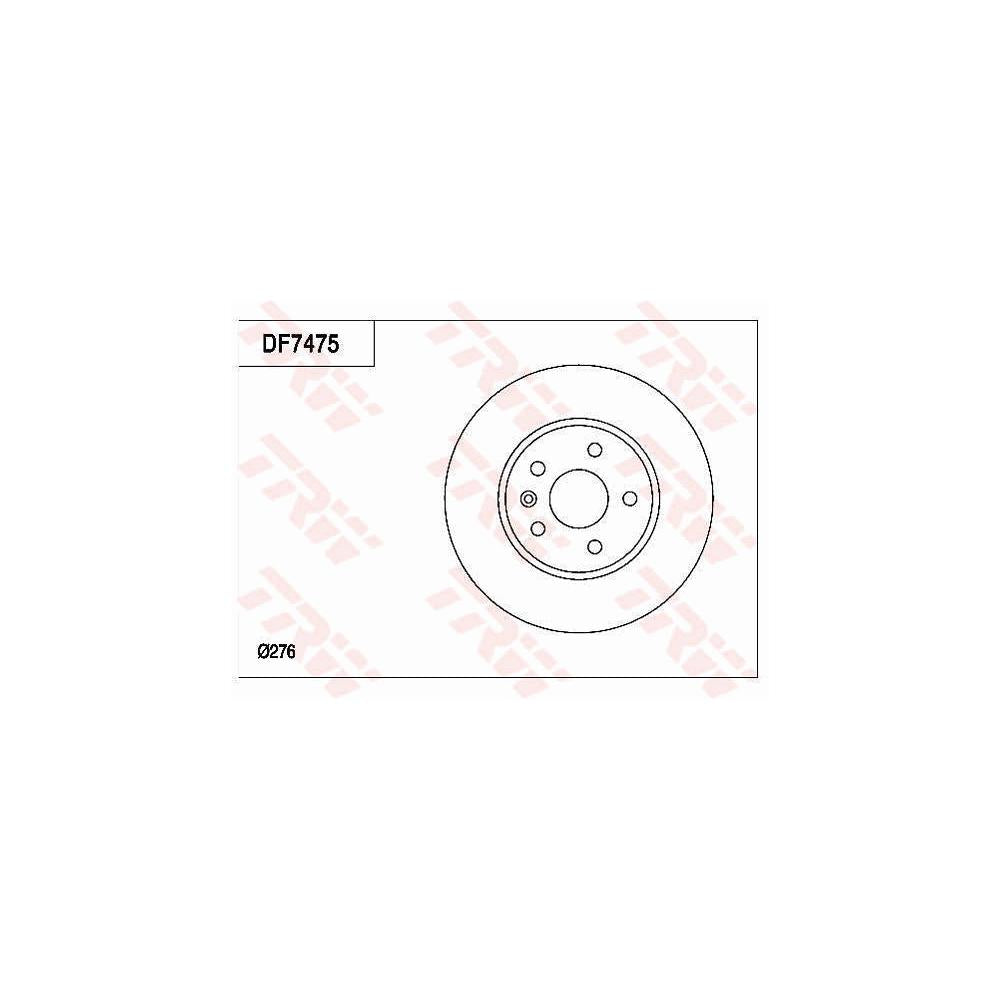 Disc frana fata TRW DF7475