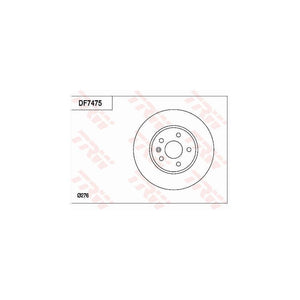 Disc frana fata TRW DF7475