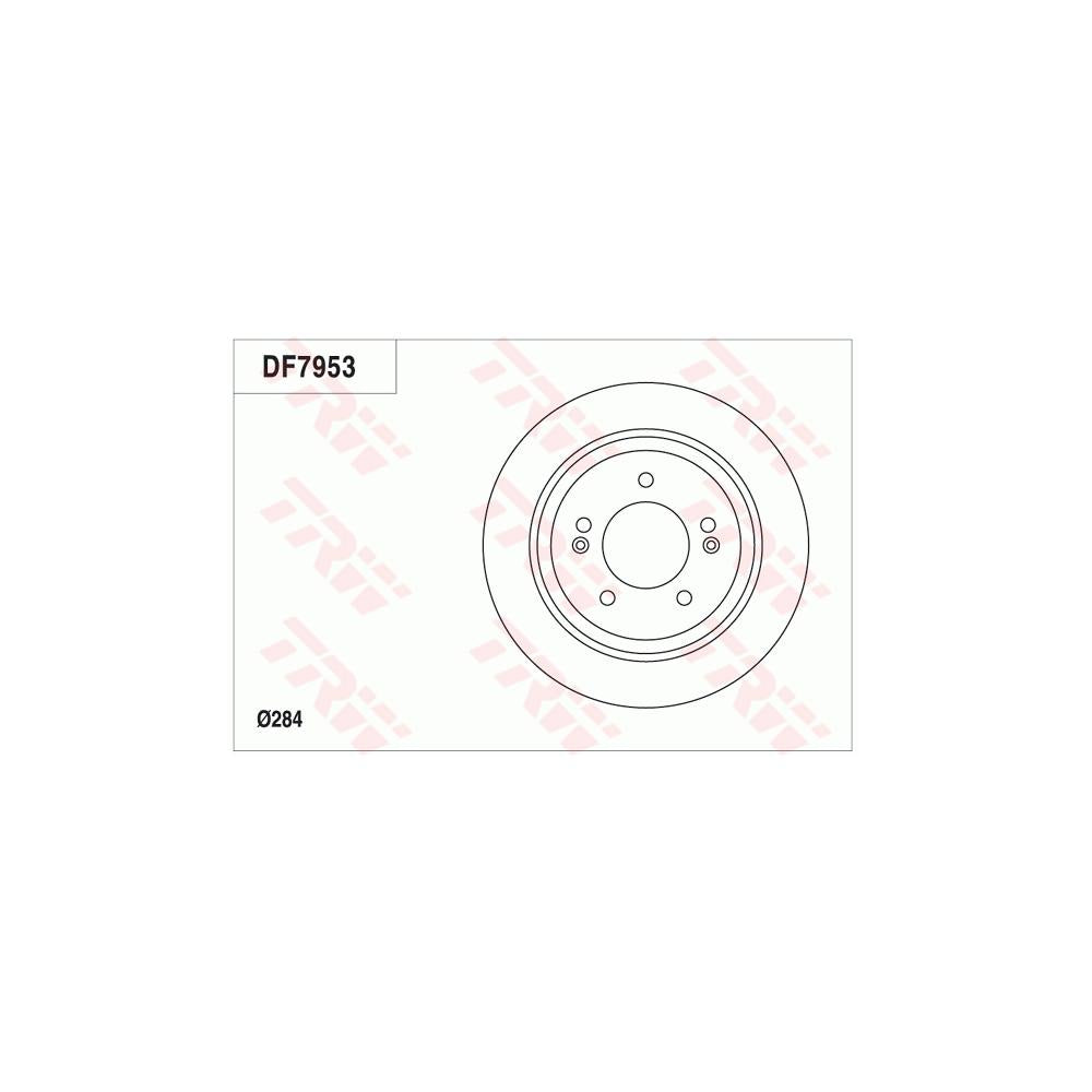 Disc frana spate TRW DF7953