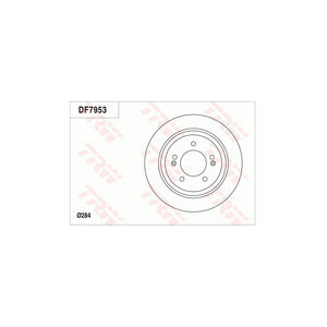 Disc frana spate TRW DF7953