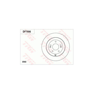 Disc frana spate TRW DF7996