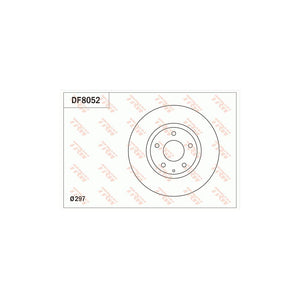 Disc frana fata TRW DF8052