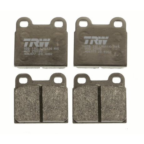 Set placute frana spate (ambalaj deteriorat) TRW GDB102