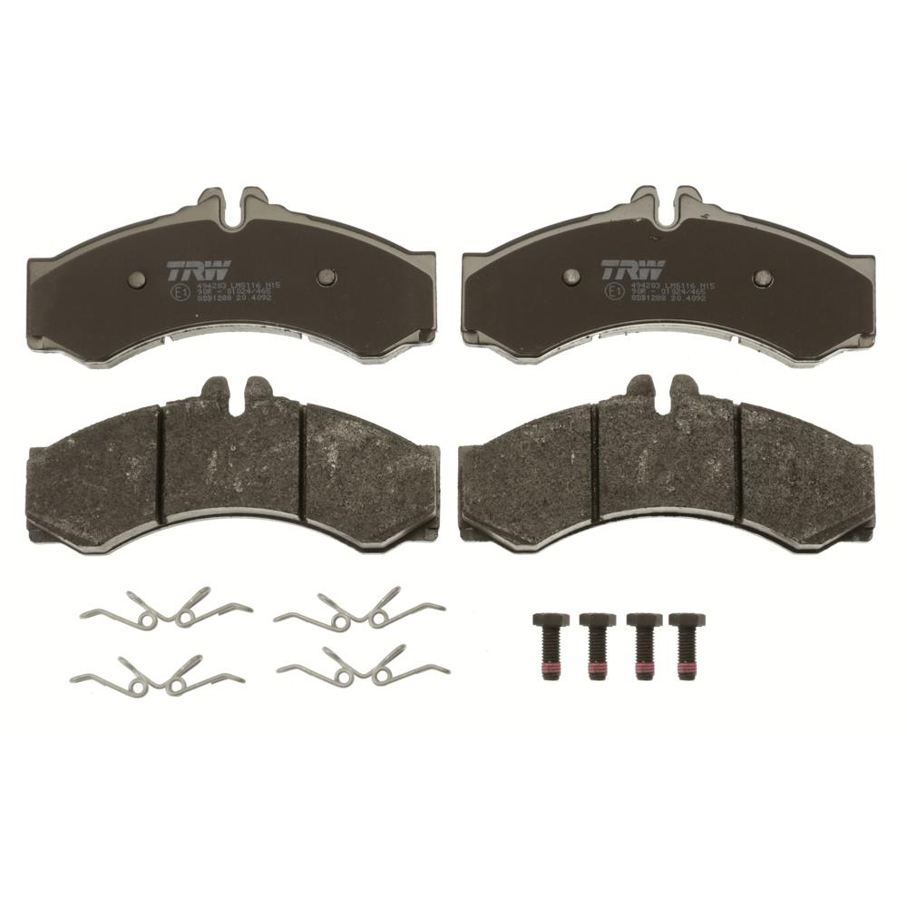 Set placute frana fata TRW GDB1288