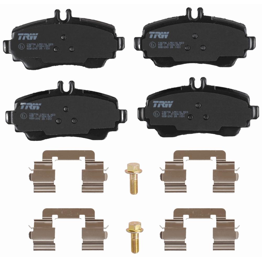 Set placute frana fata TRW GDB1293