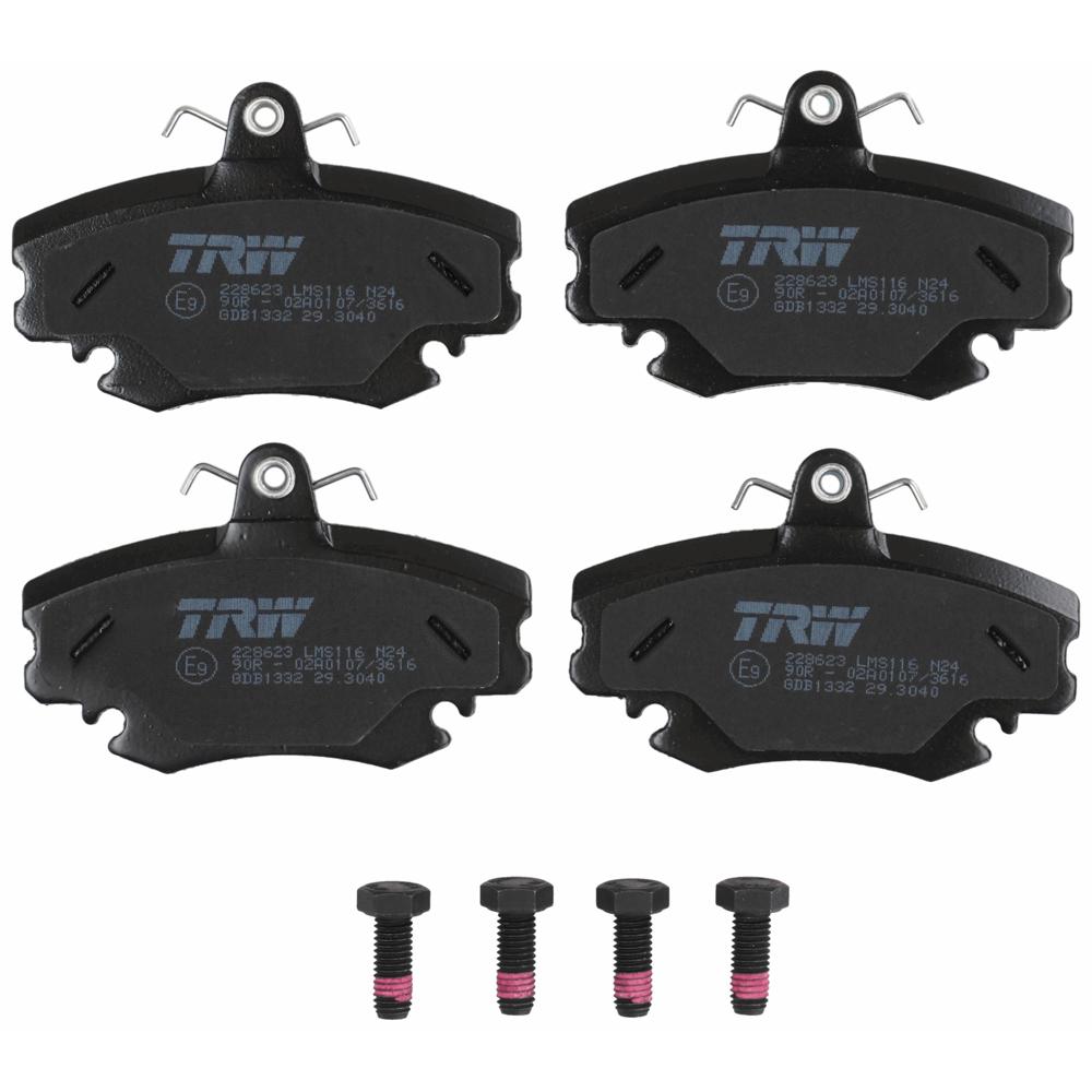 Set placute frana fata TRW GDB1332