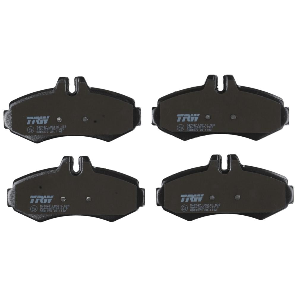 Set placute frana fata TRW GDB1373