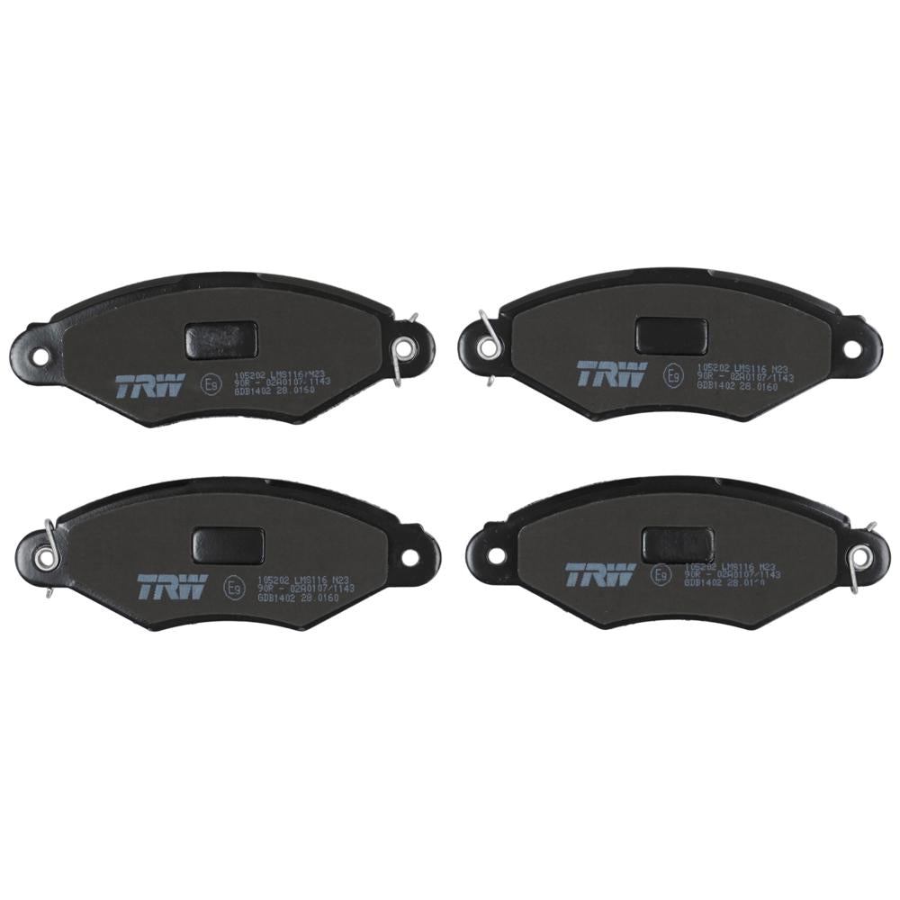 Set placute frana fata TRW GDB1402
