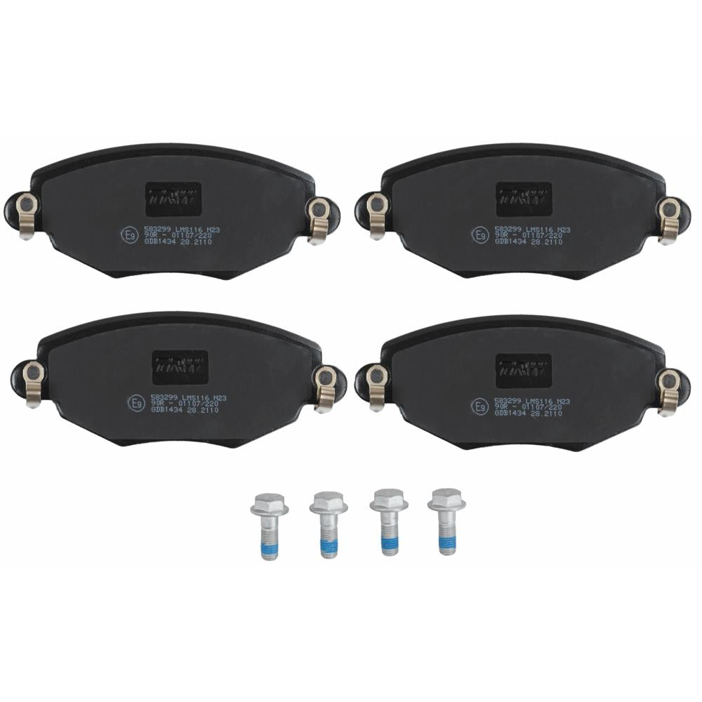 Set placute frana fata TRW GDB1434