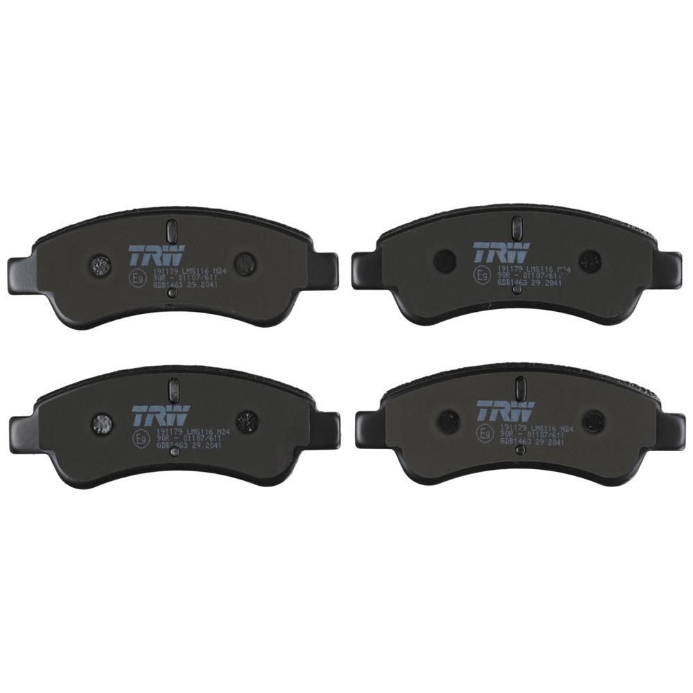 Set placute frana fata TRW GDB1463