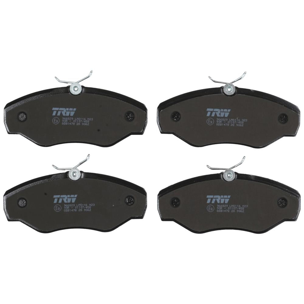 Set placute frana fata TRW GDB1478