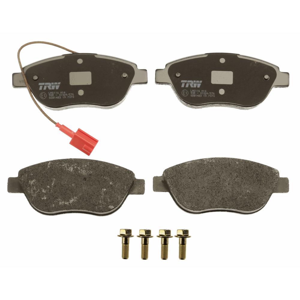 Set placute frana fata TRW GDB1483
