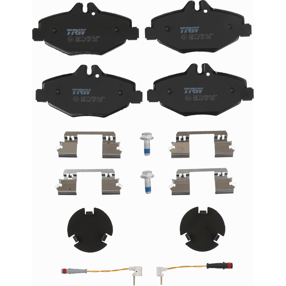 Set placute frana fata - ps TRW GDB1542