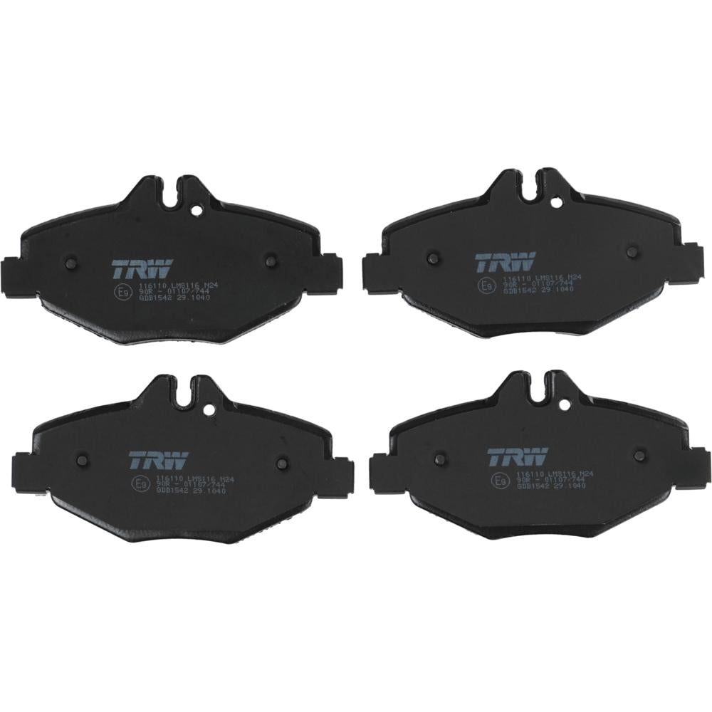 Set placute frana fata - ps TRW GDB1542
