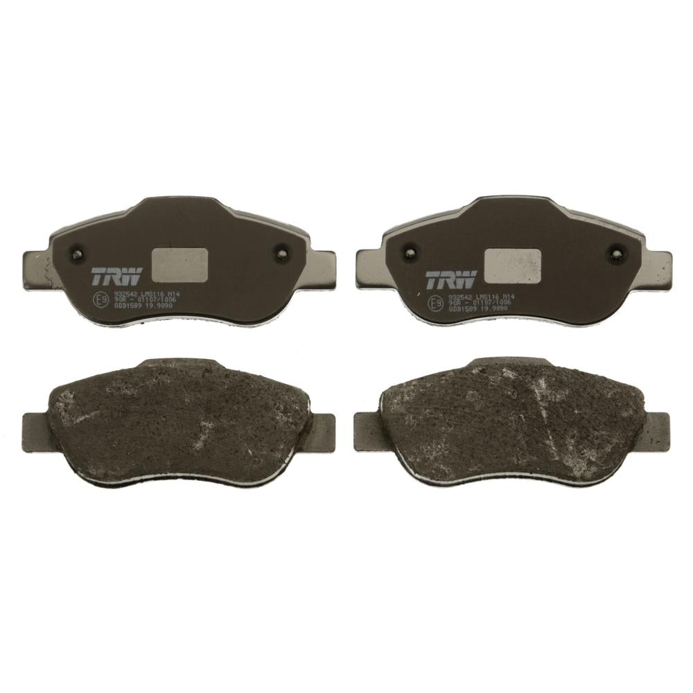 Set placute frana fata TRW GDB1589