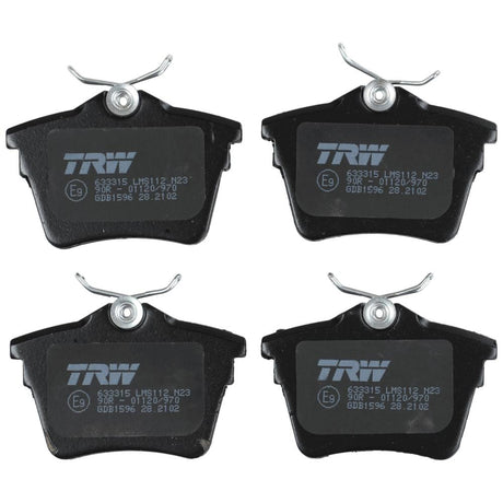 Set placute frana spate TRW GDB1596