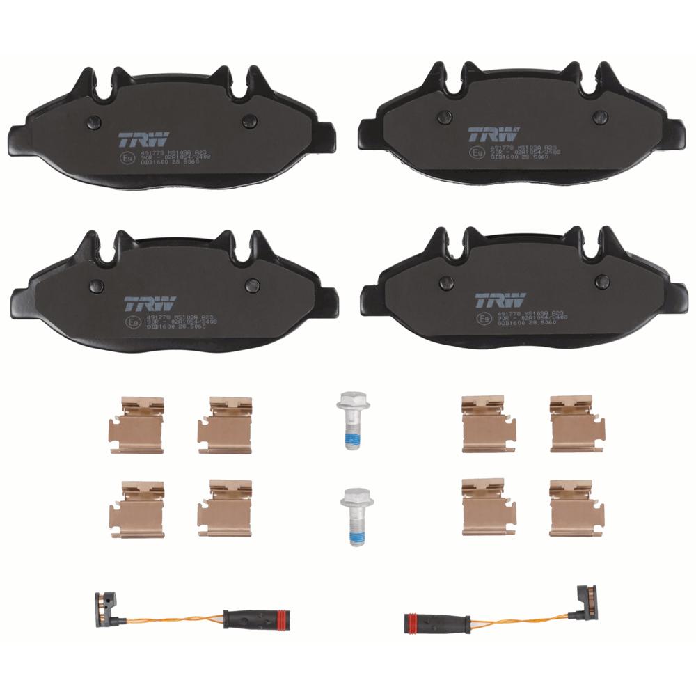 Set placute frana fata TRW GDB1600