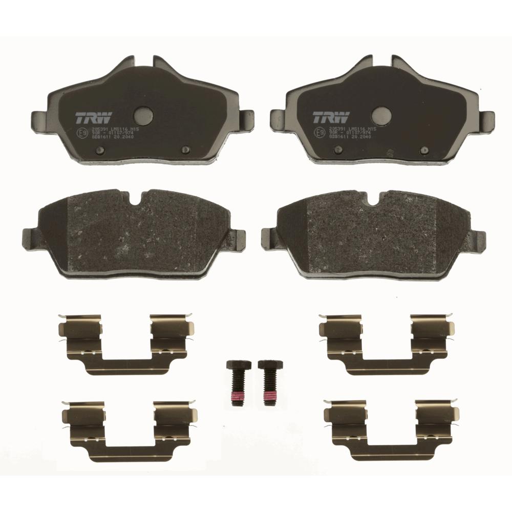 Set placute frana fata TRW GDB1611