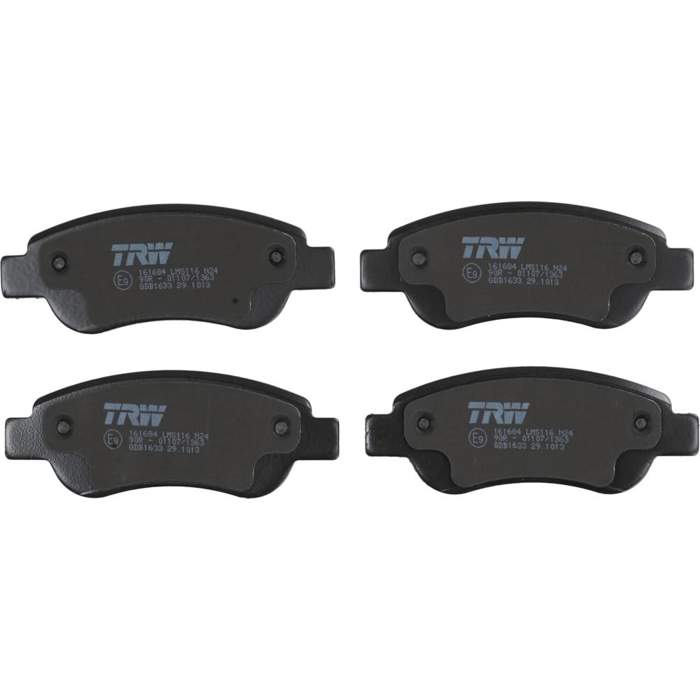 Set placute frana fata TRW GDB1633