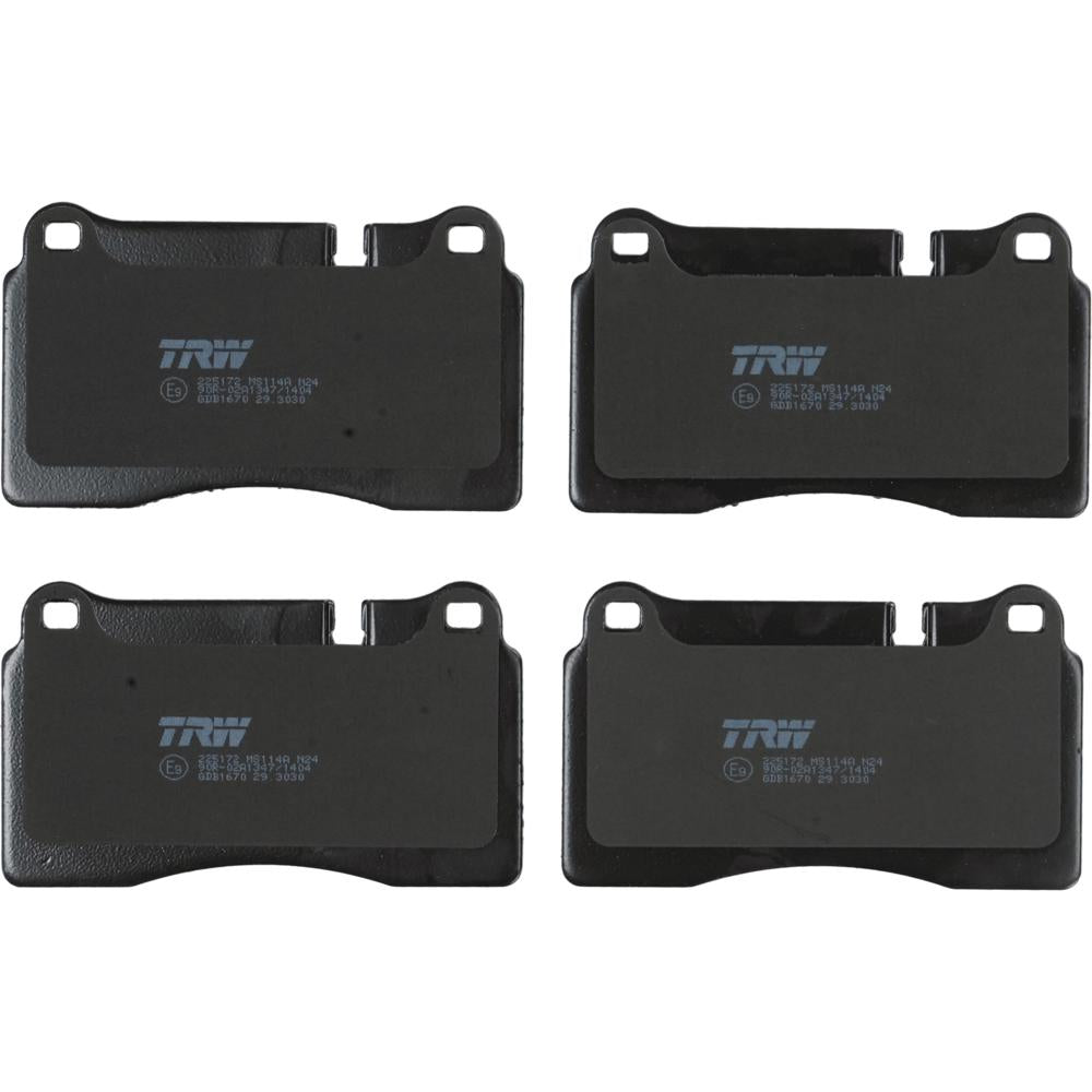 Set placute frana fata TRW GDB1670