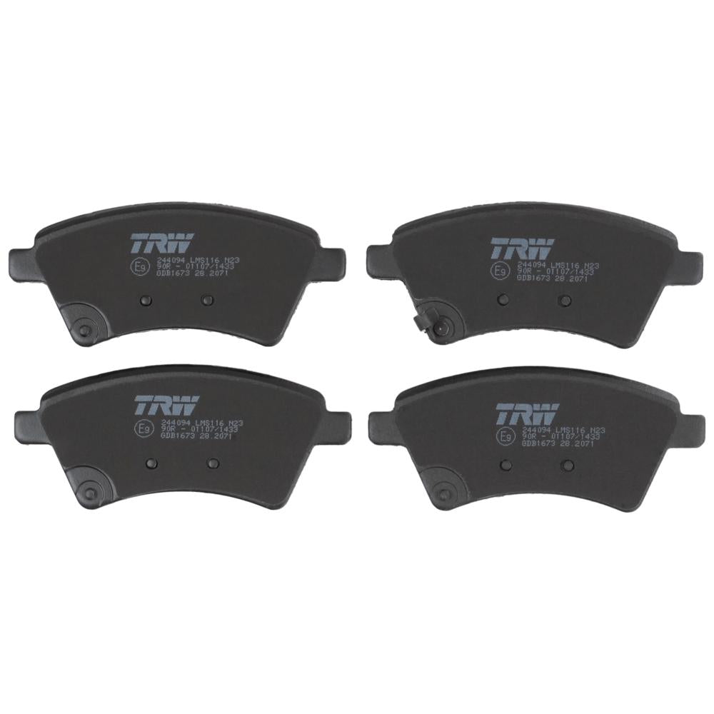 Set placute frana fata TRW GDB1673