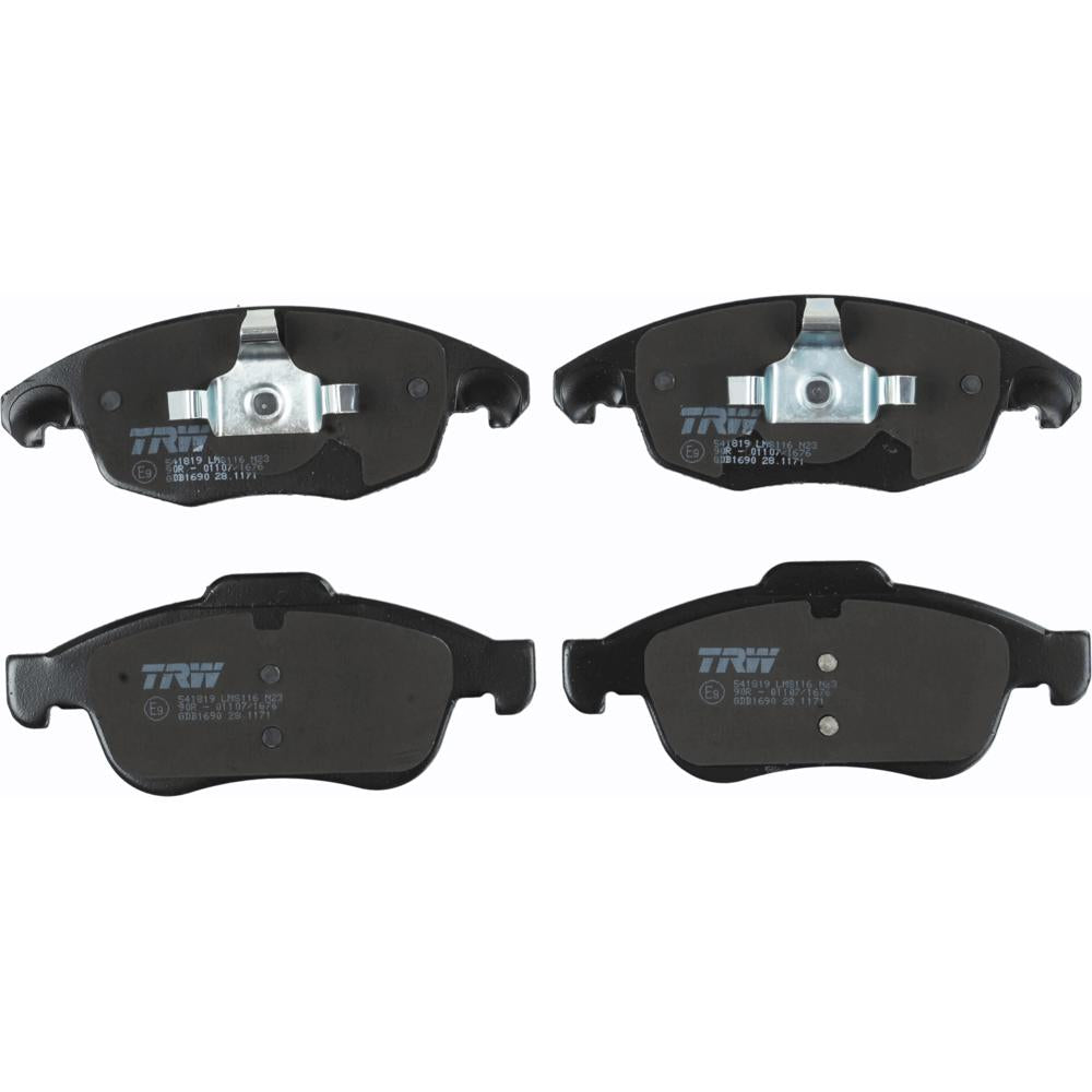 Set placute frana fata TRW GDB1690